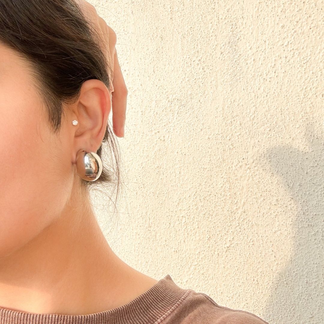 Moon Chunky Earring