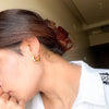Everyday Zircon Hoop Earring