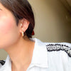 Everyday Zircon Hoop Earring
