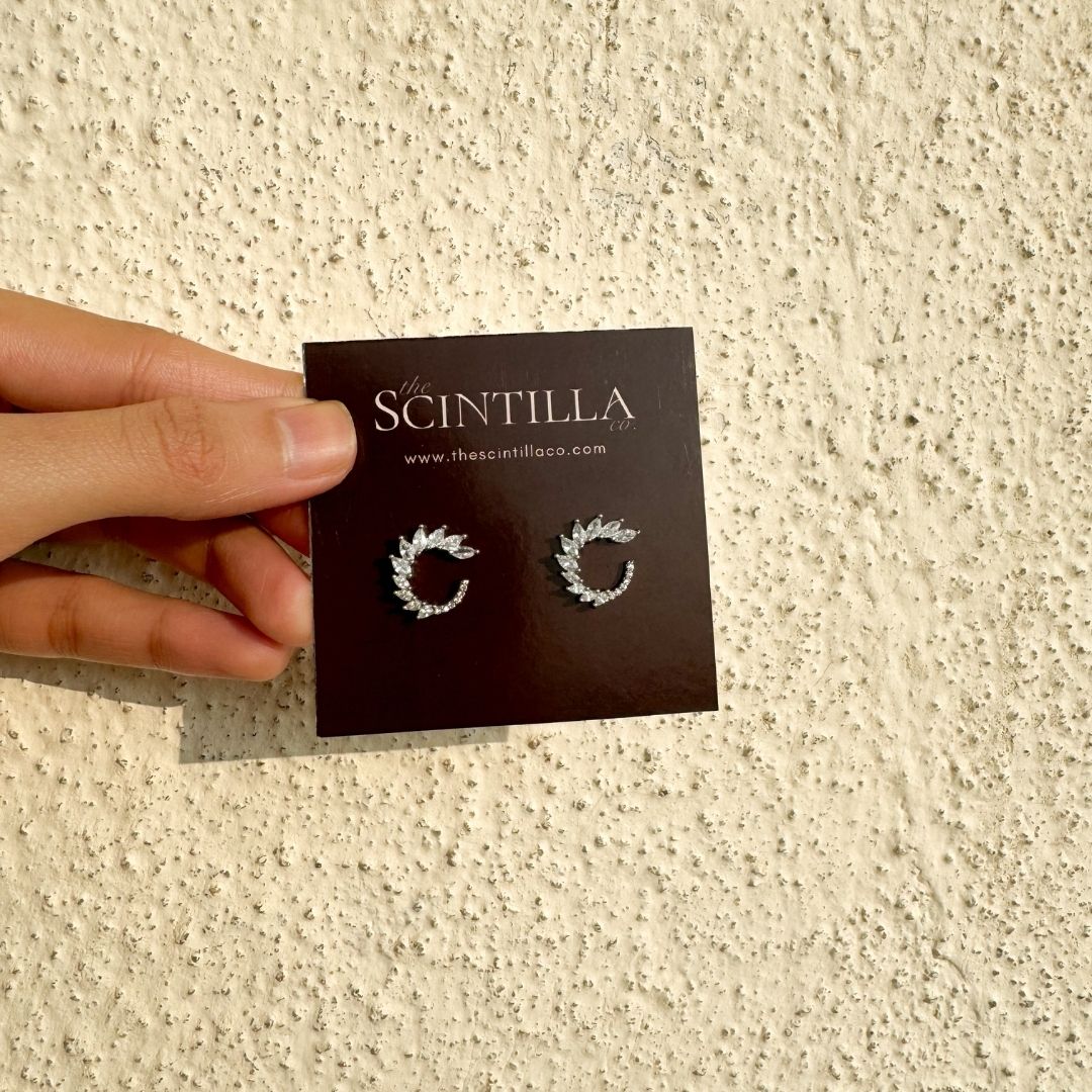 Silver Leaflet Earring