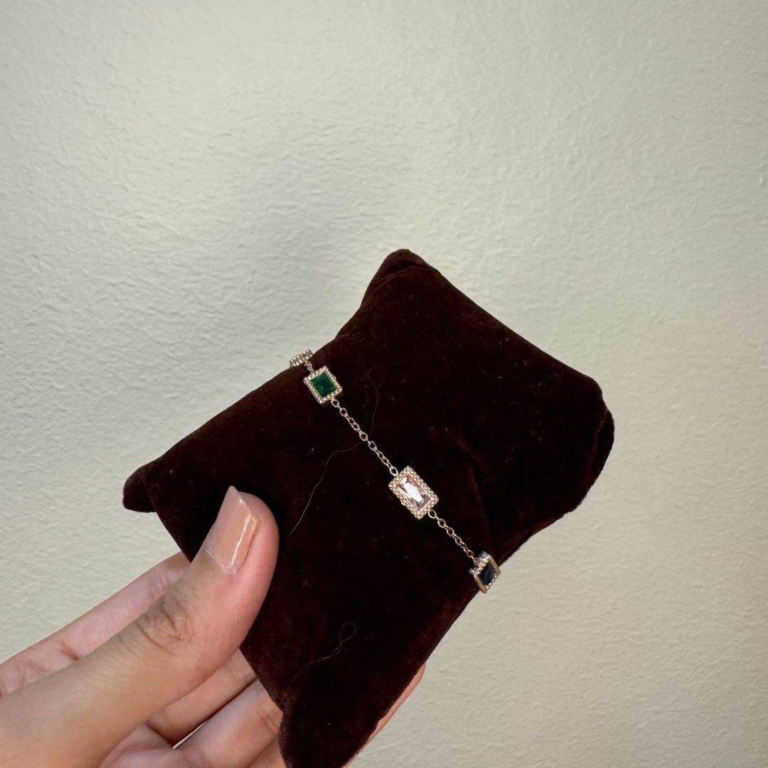 Multicolor Rose gold Bracelet
