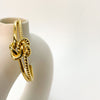 Celia Knot Open Cuff Bangle Bracelet