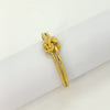Celia Knot Open Cuff Bangle Bracelet