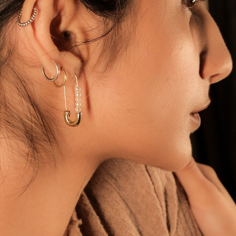 Margaret Clip Pin Earring